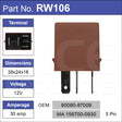 Relay RW106 - Nice Products | Universal Auto Spares