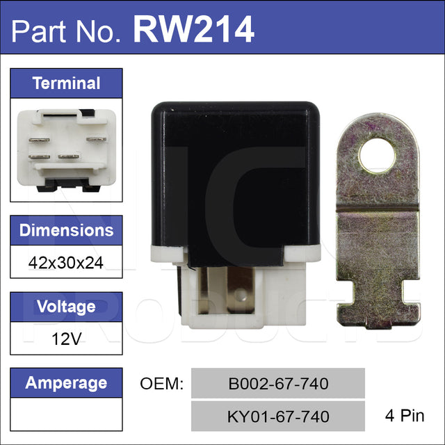 Relay RW214 - Nice Products | Universal Auto Spares