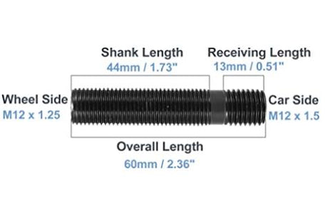 Wheel Stud Conversion 12x1.5 to 12x1.25 CX1512 - Nice Products | Universal Auto Spares