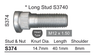 Wheel Stud S374 - Nice Products | Universal Auto Spares