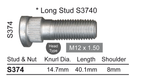Wheel Stud S374 - Nice Products | Universal Auto Spares