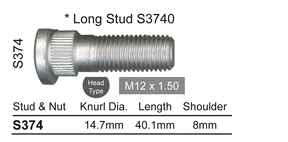 Wheel Stud S374 - Nice Products | Universal Auto Spares