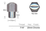 Wheel Nuts pk50 T135-50 - Nice Products | Universal Auto Spares