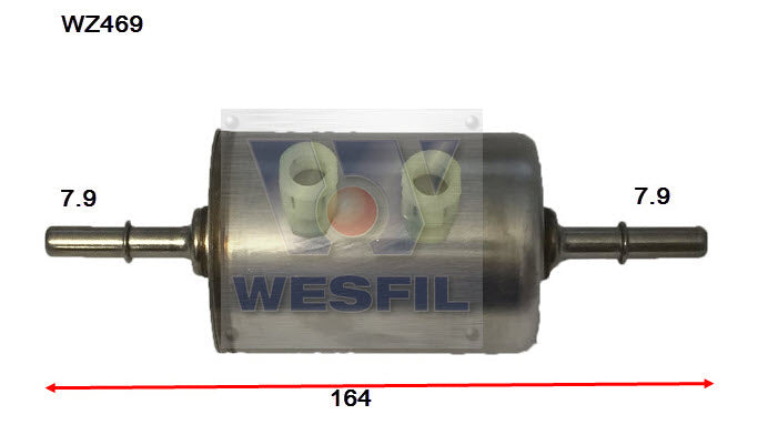 EFI Fuel Filter Z469 Alfa/Holden/Saab WZ469 - Cooper - Cooper