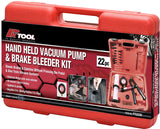 22 Piece Hand Held Vacuum Pump & Brake Bleeder Kit - PKTool | Universal Auto Spares