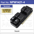 Power Window Switch NPW1421-4 - Nice Products | Universal Auto Spares