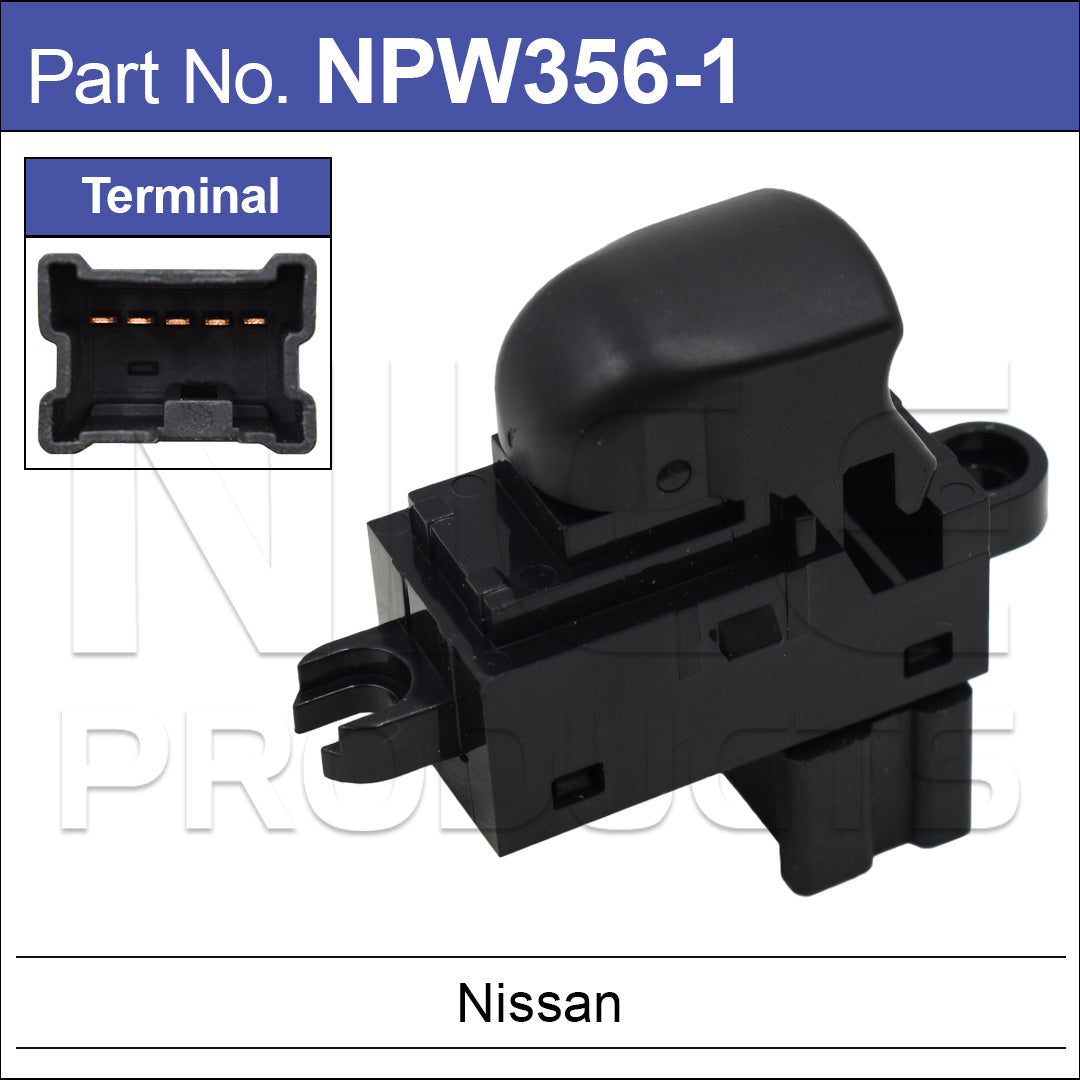 Power Window Switch NPW356-1 - Nice Products | Universal Auto Spares