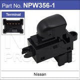 Power Window Switch NPW356-1 - Nice Products | Universal Auto Spares