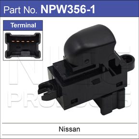 Power Window Switch NPW356-1 - Nice Products | Universal Auto Spares