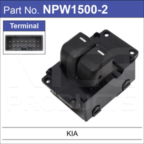 Power Window Switch NPW1500-2 - Nice Products | Universal Auto Spares
