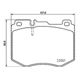 Brake Pad Set Front Axle Disc T2378 - Hella Pagid