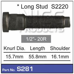 Wheel Stud S281 - Nice Products | Universal Auto Spares