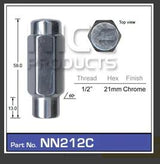 Wheel Nuts 50pcs NN212C-50 - Nice Products | Universal Auto Spares
