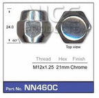 Wheel nuts pk100 NN460C-100 - Nice Products | Universal Auto Spares