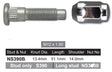 Wheel Stud & Nut NS390B - Nice Products | Universal Auto Spares