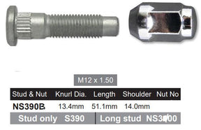 Wheel Stud & Nut NS390B - Nice Products | Universal Auto Spares