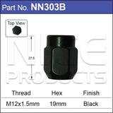 Wheel Nuts pk 50 NN303B-50 - Nice Products | Universal Auto Spares