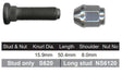 Wheel Stud & Nut NS620A - Nice Products | Universal Auto Spares
