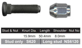 Wheel Stud & Nut NS620A - Nice Products | Universal Auto Spares