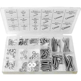 224 Piece Stainless Nut, Bolt & Washer Kit Set - PKTool | Universal Auto Spares