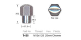 Wheel Nuts pk4 T435-4 - Nice Products | Universal Auto Spares