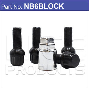Black Lock Nuts NB6BLOCK - Nice Products | Universal Auto Spares