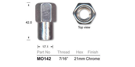 Mag Nuts pk100 MO142-100 - Nice Products | Universal Auto Spares