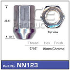 Wheel Nuts Pk50 NN123-50 - Nice Products | Universal Auto Spares