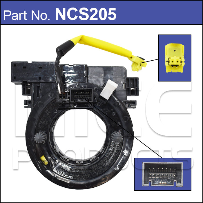 Clock Spring OEM: DE8H-66-CS0A NCS205 - Nice Products | Universal Auto Spares