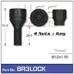 Lock Nuts BR3LOCK - Nice Products | Universal Auto Spares