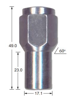 Chrome Nuts pk100 FA221-100 - Nice Products | Universal Auto Spares