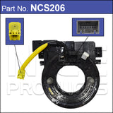 Clock Spring OEM: DE8H-66-CS0A (7 Pins) NCS206 - Nice Products | Universal Auto Spares