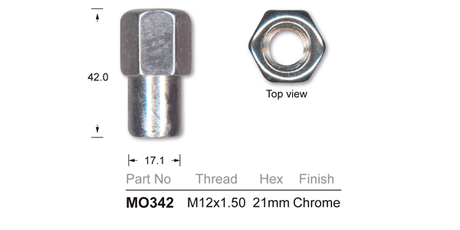 Mag Nuts MO342 - Nice Products | Universal Auto Spares