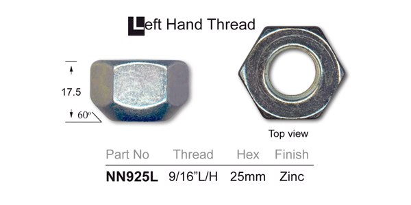 Wheel Nut NN925L - Nice Products | Universal Auto Spares