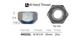 Wheel Nut NN925L - Nice Products | Universal Auto Spares