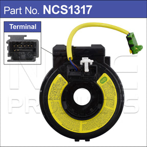 Clock Spring KIA & Hyundai OEM: 93490-1D600 NCS1317 - Nice Products | Universal Auto Spares