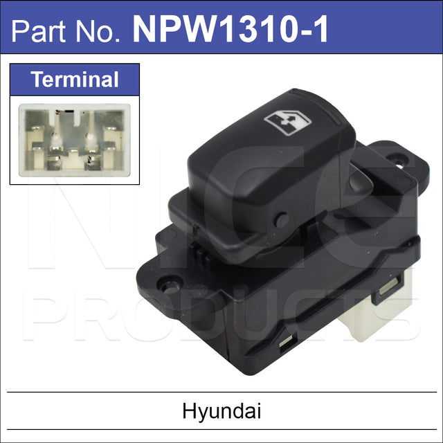 Power Window Switch NPW1310-1 - Nice Products | Universal Auto Spares