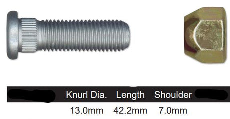 Stud & Nut NS460 - Nice Products | Universal Auto Spares