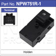 Rear Window switch NPW751R-1 - Nice Products | Universal Auto Spares
