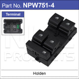 Power Window switch NPW751-4 - Nice Products | Universal Auto Spares