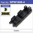 Power Window Switch NPW1606-4 - Nice Products | Universal Auto Spares