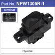 Rear Power Window Switch NPW1305R-1 - Nice Products | Universal Auto Spares