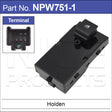 Single Power Window Switch NPW751-1 - Nice Products | Universal Auto Spares