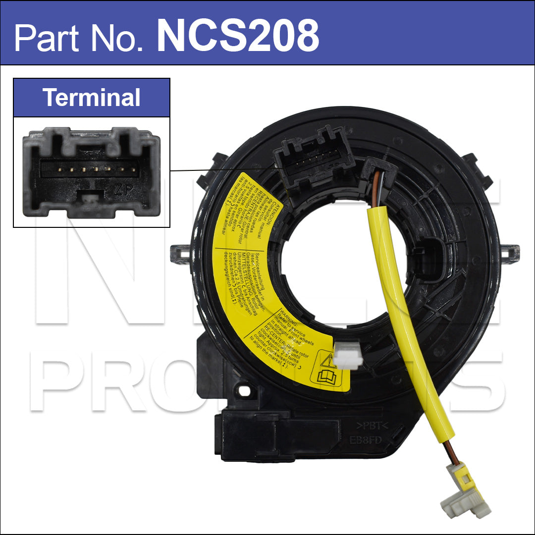 Clock Spiring OEM 8A6T-14A664-AF NCS208 - Nice Products | Universal Auto Spares