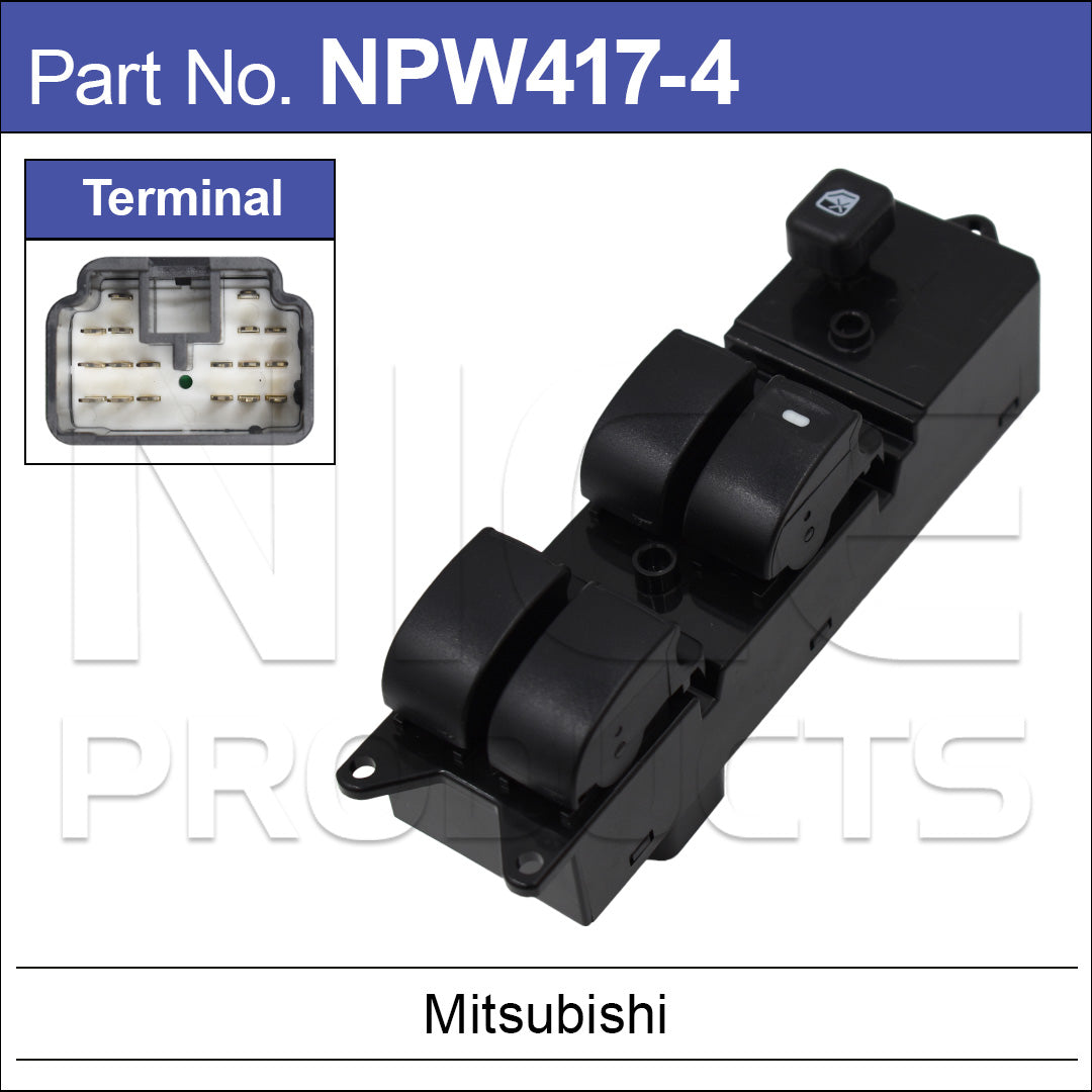 Power Window Switch NPW417-4 - Nice Products | Universal Auto Spares