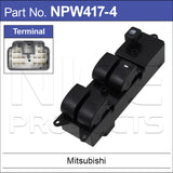Power Window Switch NPW417-4 - Nice Products | Universal Auto Spares