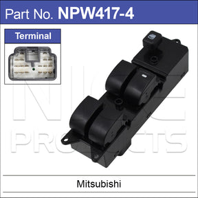 Power Window Switch NPW417-4 - Nice Products | Universal Auto Spares