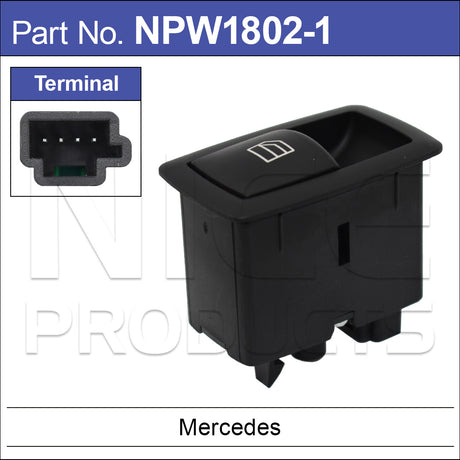 Power Window Switch NPW1802-1 - Nice Products | Universal Auto Spares