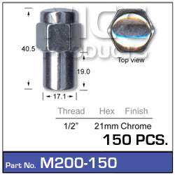 Mag Nuts M200-150 - Nice Products | Universal Auto Spares