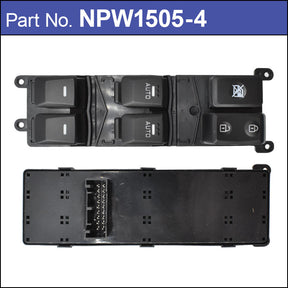 Power Window Switch NPW1505-4 - Nice Products | Universal Auto Spares